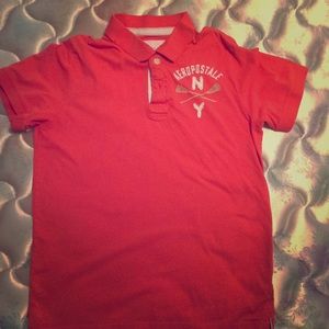 Orange Aeropostale Collared Shirt